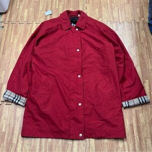 Burberry Brit Red Trench Coat